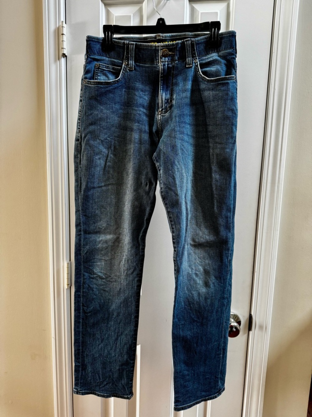 Lee 29x32 Men's Straight Fit Dark Blue Denim Jeans